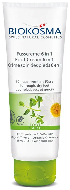 Biokosma Fusscreme 6 IN 1 Bio-Thymian – Bio-Kamille