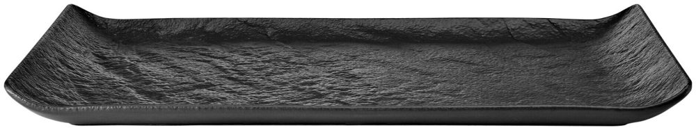 Platte quadratisch schwarz 30x21cm