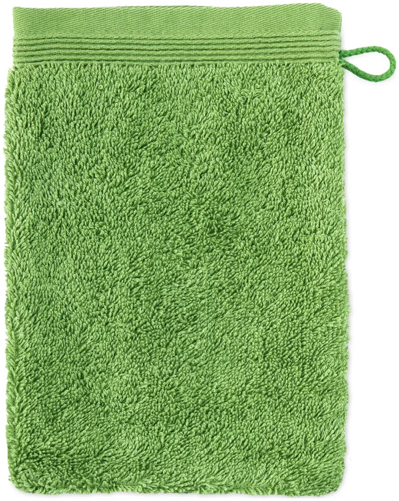 Möve Superwuschel Waschhandschuh 20 x 15 cm peridot