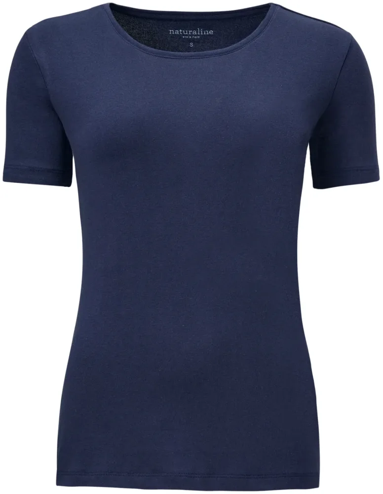 Naturaline Textil Naturaline Damen Shirt kurzarm dunkelblau XS