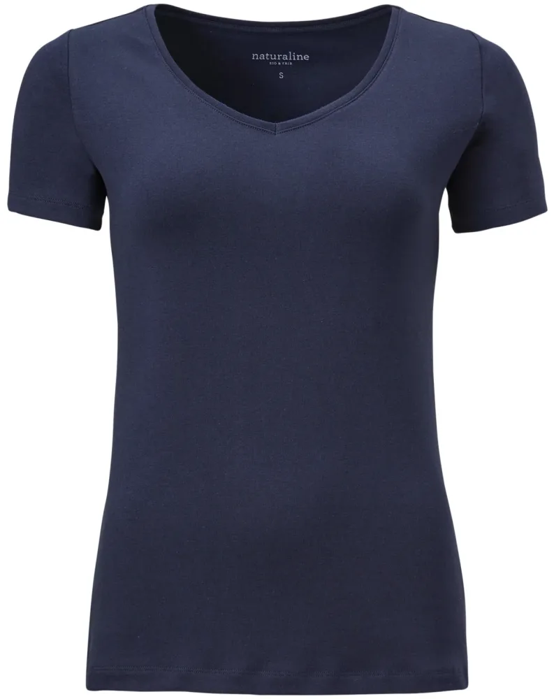 Naturaline Textil Naturaline Damen Shirt kurzarm dunkelblau S