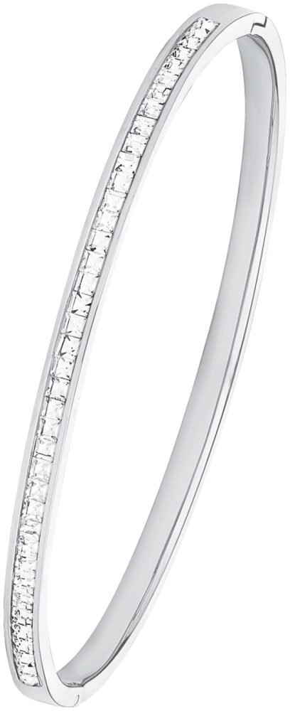 s.Oliver Armreif Edelstahl Silber 40 x 62 mm