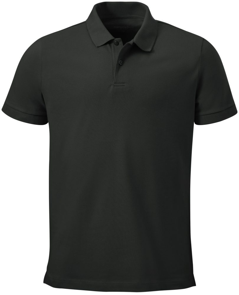 Naturaline Textil Naturaline Herren Poloshirt Kurzarm schwarzXL