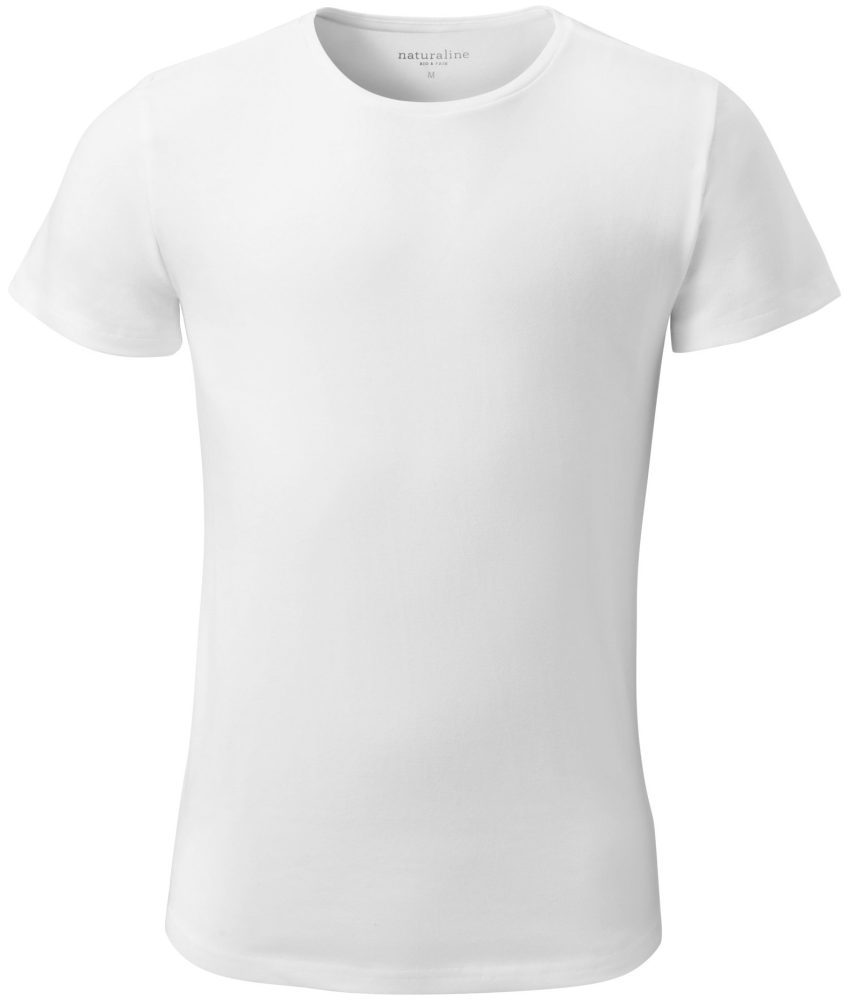 Naturaline Textil Naturaline Herren T-Shirt Kurzarm weiss S