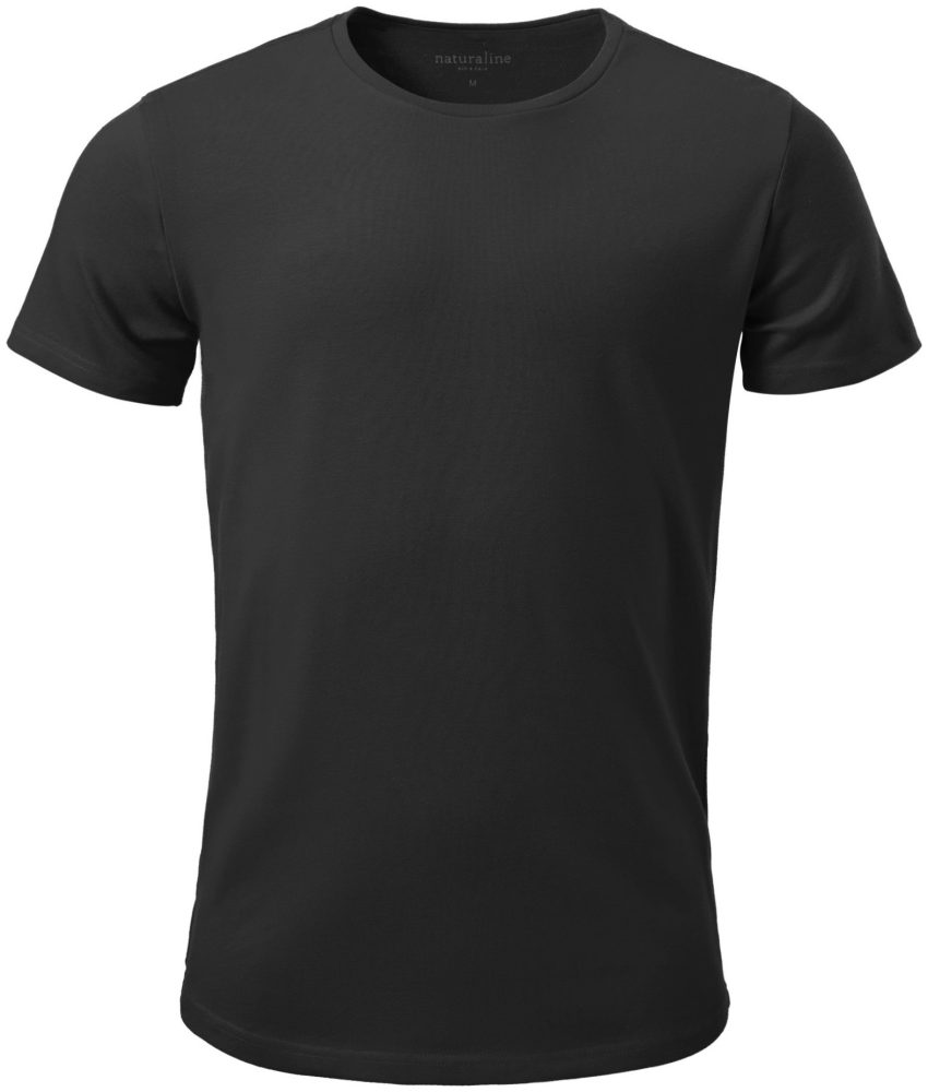 Naturaline Textil Naturaline Herren T-Shirt Kurzarm schwarzXL