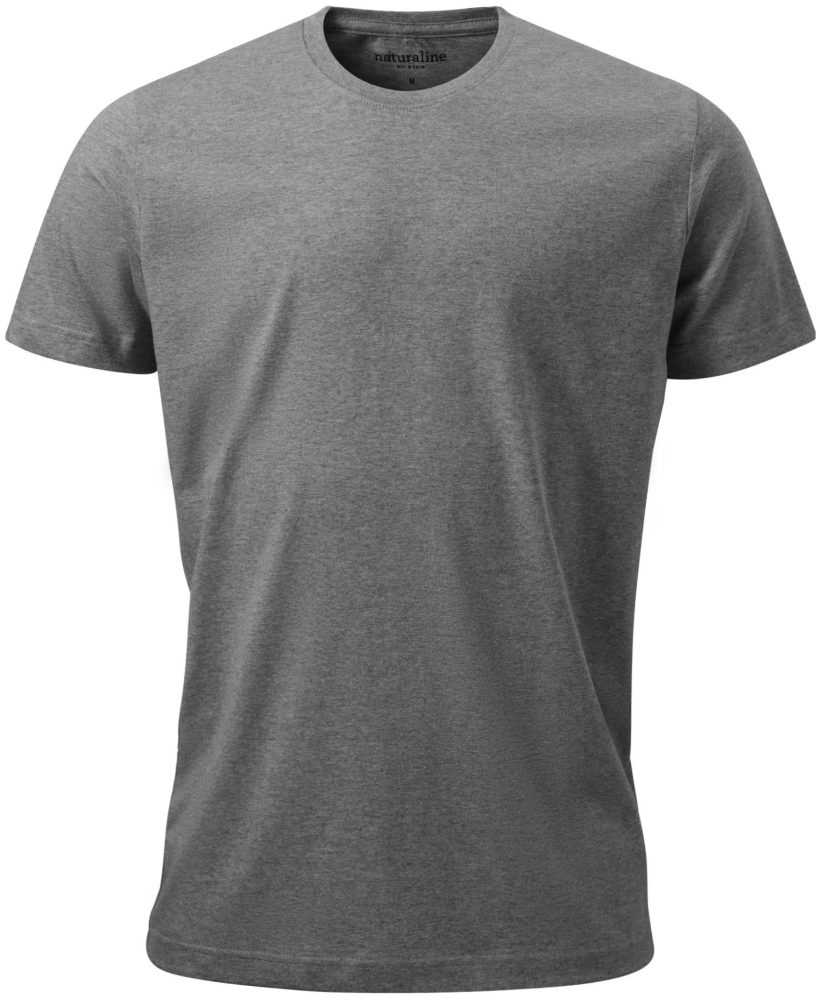 Naturaline Textil Naturaline Herren T-Shirt Kurzarm dunkelgrau L