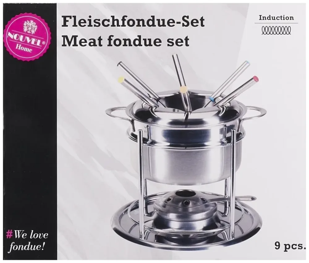 Nouvel Fleischfondue-Set Shadow 9 Stück