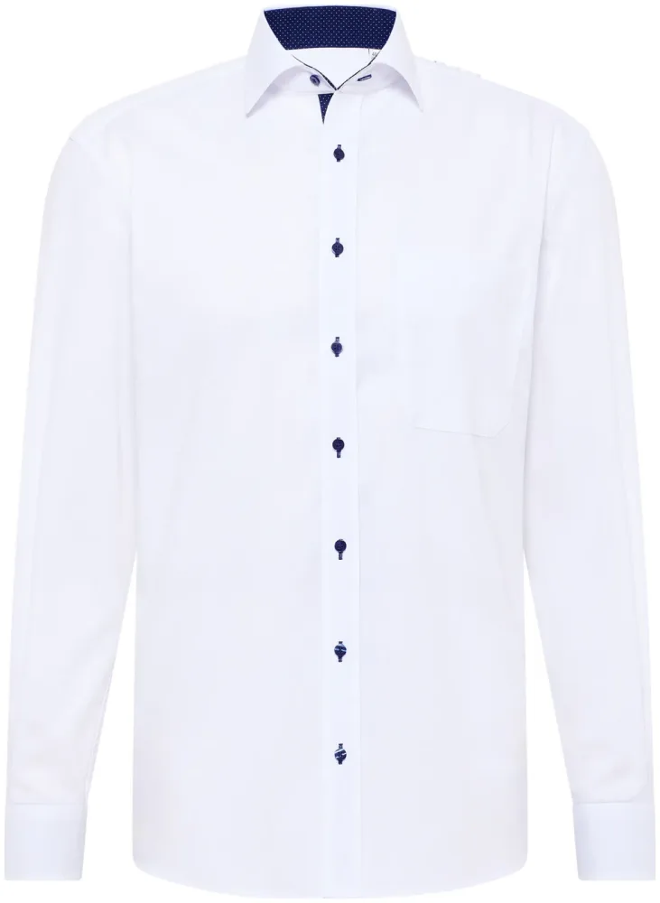 Eterna Comfort FIT Hemd fine oxford Langarm weiss 41