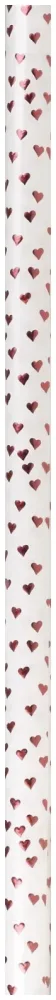 Coop Geschenkpapier Heißprägung Herzen rot 5m x 70cm