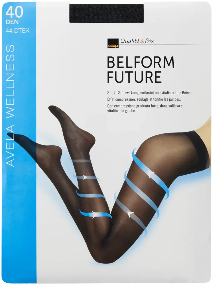 Avela Strumpfhose Belform Future Noir 9.5