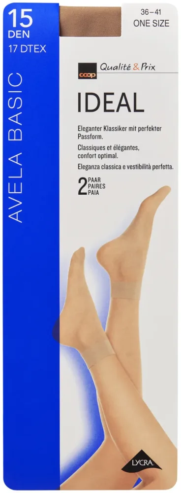 Avela Söckchen Ideal Hasel One Size
