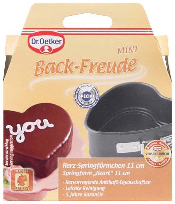 Dr. Oetker Herz-Springform 11cm BackFreudeMini