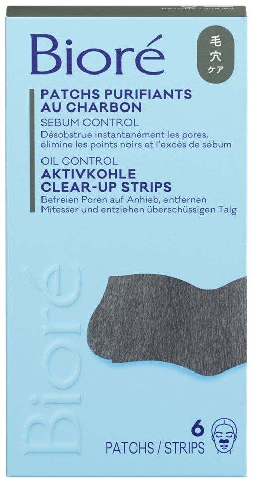 Bioré Aktivkohle Clear-Up Strips 6 Strips