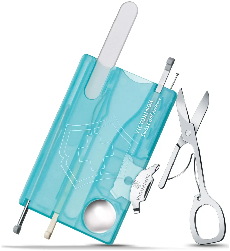 Victorinox Swiss Card Nailcare Blau
