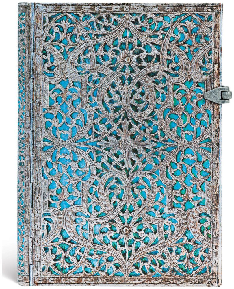 Maya Blau Midi (Liniert)