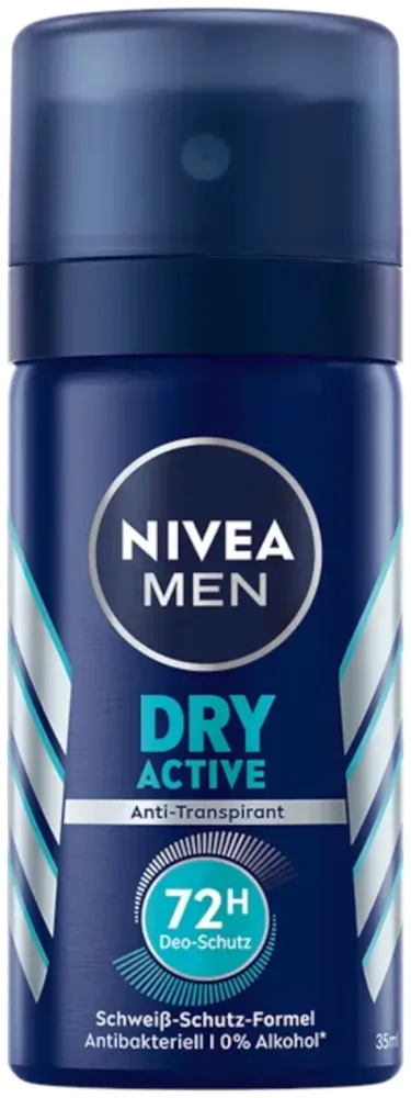 Nivea Men Deospray Dry Active Anti-Transpirant 35ml Travel Size