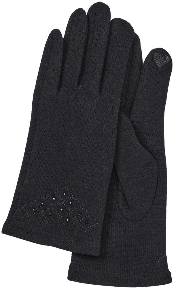 Damenhandschuh schwarz L