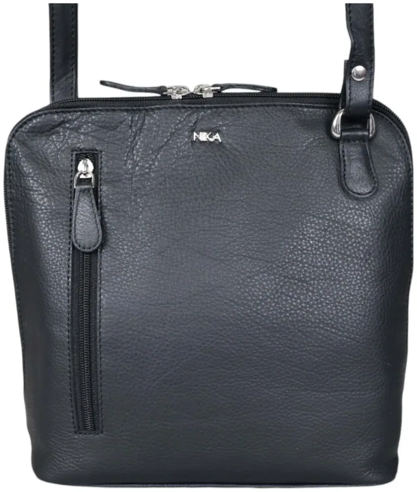 Nika Trade Nika Umhängetasche 4680 (M) schwarz