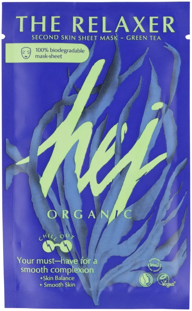 HEJ Organic The Relaxer Second Skin Sheet Mask 1 Stück