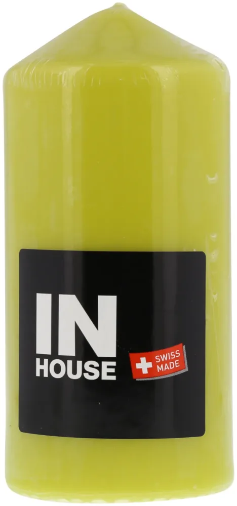 Inhouse Zylinderkerze 70x150mm hellolive