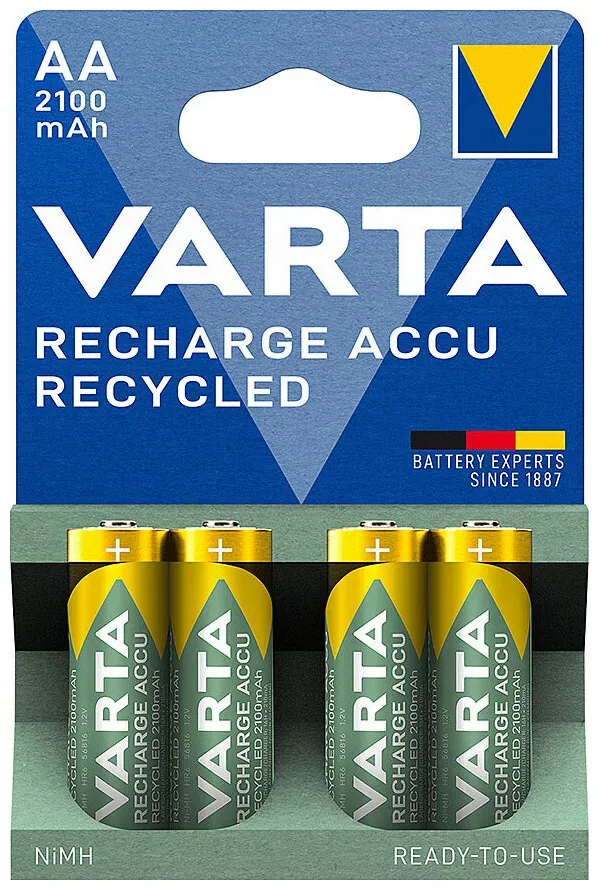 Varta Accu Recycled Aa/Lr6 2100mAh 4 Stück