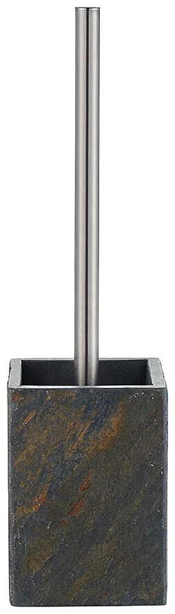 Diaqua - WC-Bürstengarnitur Ardezio Schiefer, One Size, Chrom