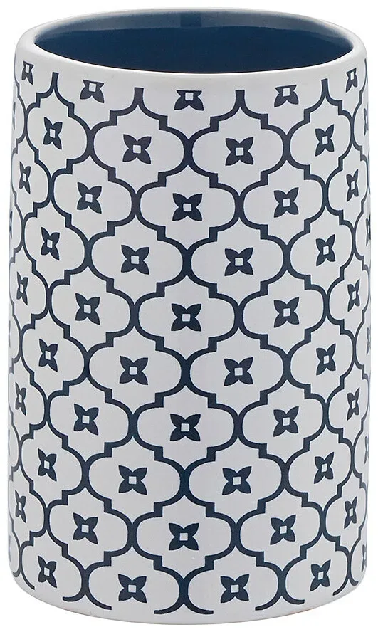 Diaqua - Mundspülbecher Grenada weiss/blau, One Size, Multicolor