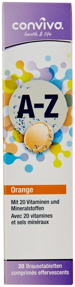 conviva A-Z Orange mit Vitaminen und Mineralstoffen 20 Stück