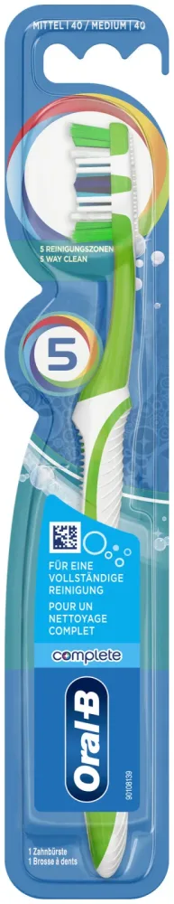 Oral-B Complete Zahnbürste 5 Reinigungszonen 40 Mittel 1ST