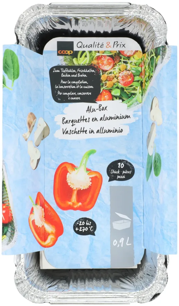 Coop Alu-Box 0.9l 10 Stück