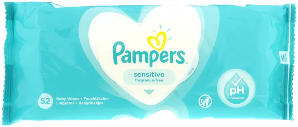 Pampers Sensitive 1x52 Stück