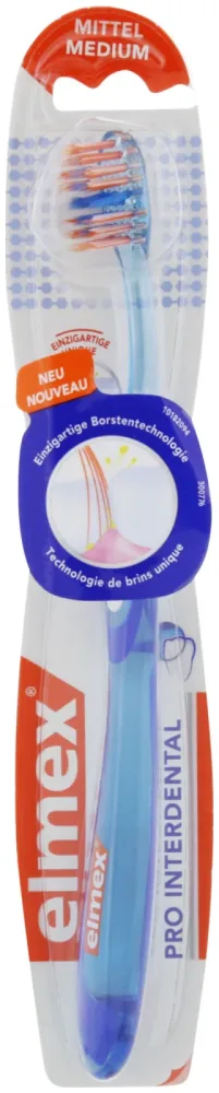 elmex Pro Interdental Mittel Zahnbürste, präzise Reinigung der Zahnzwischenräume