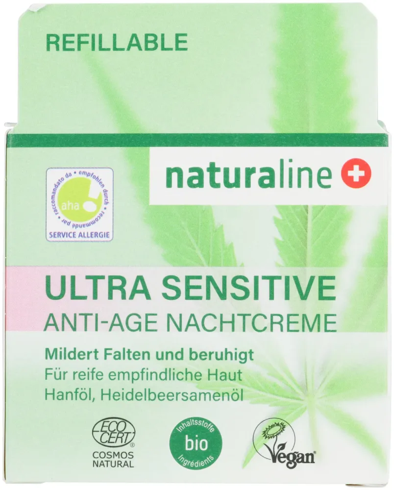 Naturaline Cosmetics Naturaline Ultra Sensitive Nachtcreme Anti-Agin