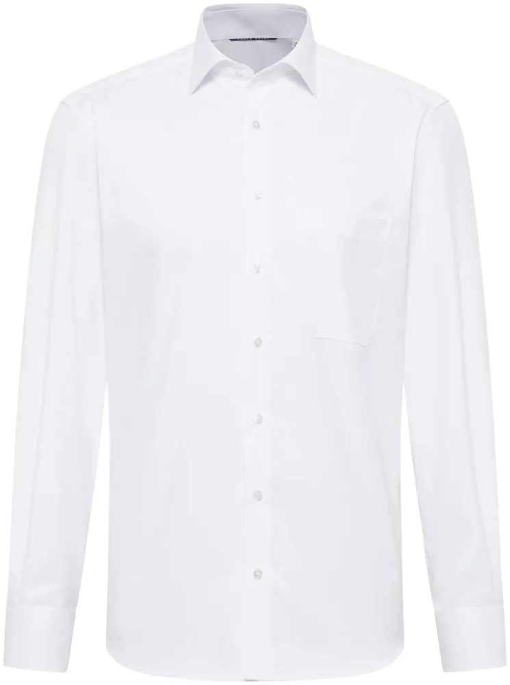 Eterna Comfort FIT Cover Shirt Twill Langarm weiss 43