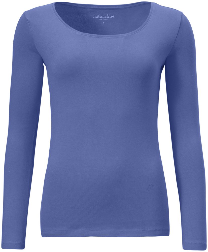 Naturaline Textil Naturaline Damen Shirt langarm blau M