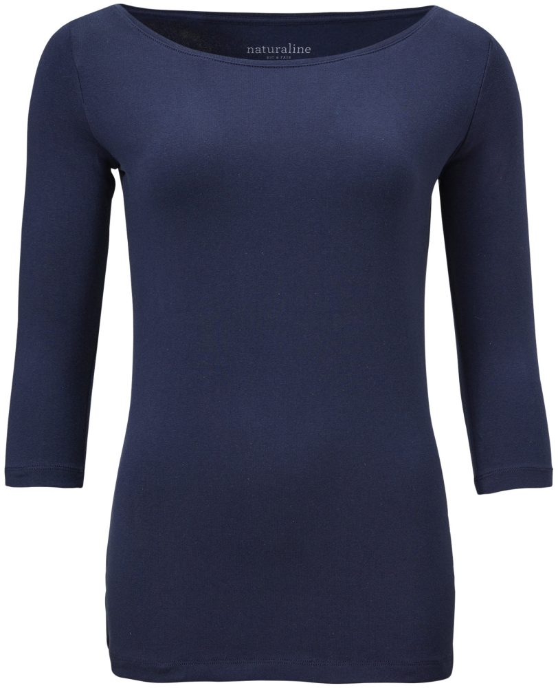 Naturaline Textil Naturaline Damen Shirt langarm dunkelblau M