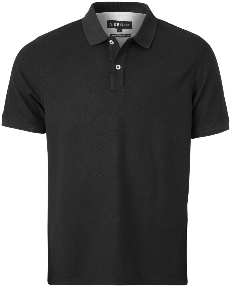 Sergio Poloshirt schwarz XXL