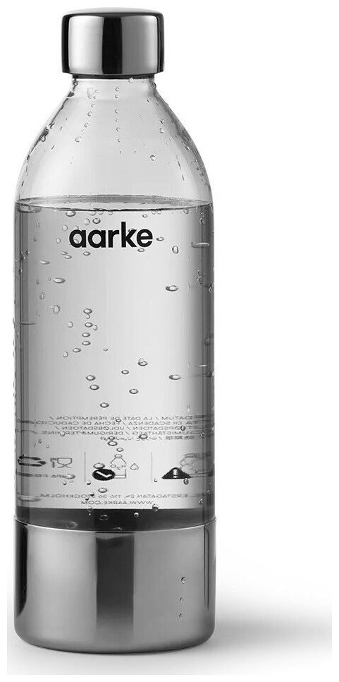aarke PET Wasserflasche für Carbonator 3 glossy 1L