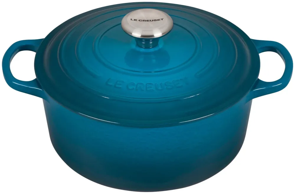 Le Creuset, Gastro Küchenartikel, Le Creuset Signature Bräter 24 cm Deep Teal Töpfe und Pfannen, Produkte & Wohnen
