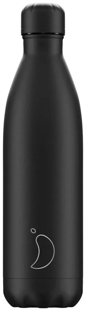 Chilly's Bottle Mono All Black 750ml