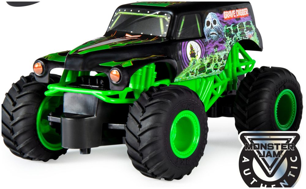 Monster Jam - Grave Digger RC Truck, Multicolor
