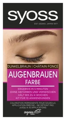 Syoss Augenbrauen-Kit permanente Augenbrauenfarbe