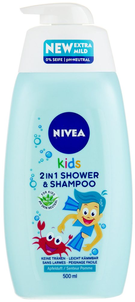 Nivea Kids 2in1 Shower & Shampoo Apfelduft