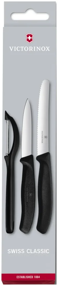 Victorinox Gemüsemesser-Set schwarz