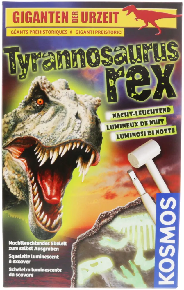 Kosmos Glow in the Dark T-Rex Experimentierkasten (Fantasie) 7+ Jahre