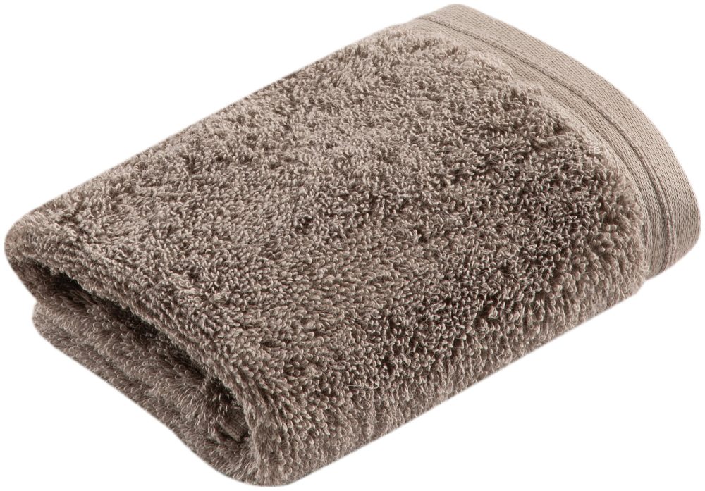 VOSSEN - Vegan Life Waschlappen, 30 x 30 cm, Beton
