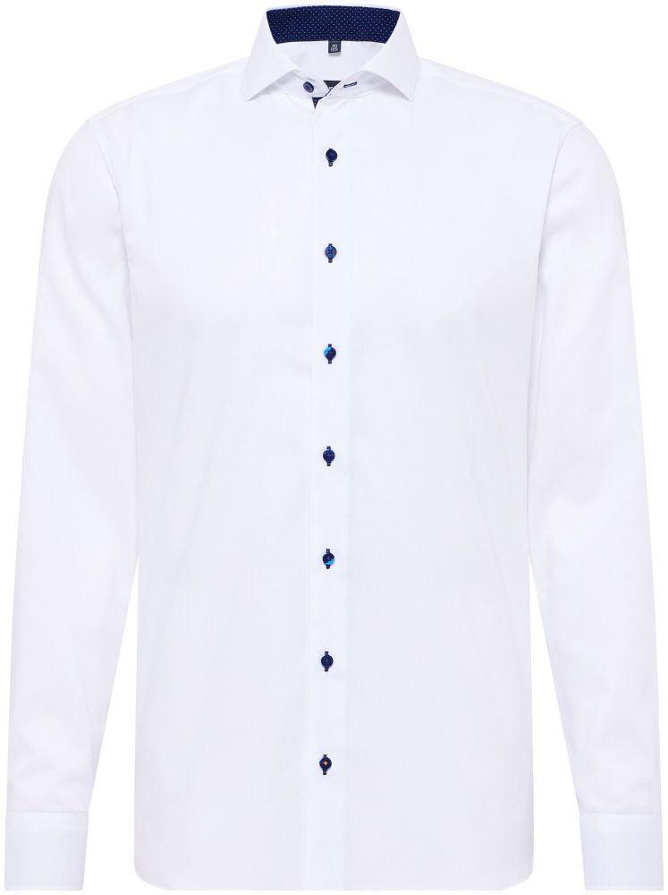 Eterna Slim FIT Hemd fine oxford Langarm weiss 42