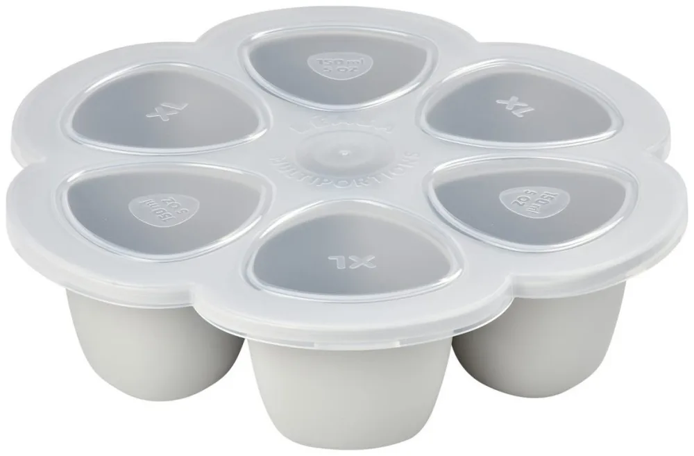 Beaba Multiportionen Silikon 6x150 ml grau 4+ Monate