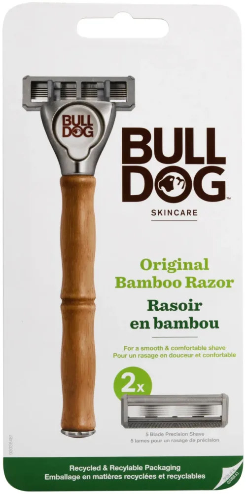 Bulldog Bambo Rasierer inkl. 2 Rasierklingen