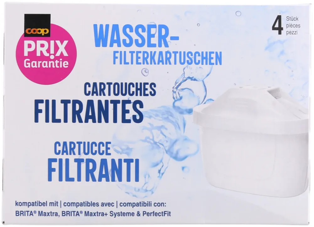 Prix Garantie Wasserfilter Filterkartuschen Maxtra+ 4 Stück